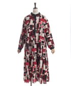 【アクシーズファム/axes femme】の総柄アシメティアードワンピース 人気、トレンドファッション・服の通販 founy(ファニー) ファッション Fashion レディースファッション Fashion for Women ワンピース Dresses アシンメトリー Asymmetrical Style カーディガン Cardigan, Knitwear クラシカル Classical, Vintage-Inspired ショート Short, Short Length ティアード Tiered, Tiered Style バランス Balance, Style Balance パッチワーク Patchwork, Mixed Fabric フェミニン Feminine, Girly フォルム Silhouette, Form ロング Long, Long-Length 切替 Switching, Contrast Panel A/W・秋冬 Autumn/Winter thumbnail 赤|ID: prp329100004775916 ipo3291000000034621873