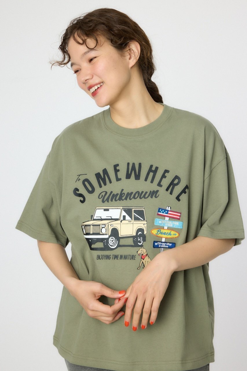 【ロデオクラウンズワイドボウル/RODEO CROWNS WIDE BOWL】の【UNISEX】PATCH CLOTH Tシャツ インテリア・キッズ・メンズ・レディースファッション・服の通販 founy(ファニー) 　ファッション　Fashion　レディースファッション　Fashion for Women　トップス・カットソー　Cut & Sew Tops　シャツ・ブラウス・オフィスカジュアル　Elegant Blouses & Button-Ups　ロングTシャツ・Tシャツ　Longline T-Shirts & Tees　タオル　Towel, Bath Towel　パッチ　Patch, Appliqué　プリント　Print, Printed Pattern　無地　Plain, Solid Color　ユニセックス　Unisex, Genderless　おすすめ　Recommended / Our Picks　KHA|ID: prp329100004775929 ipo3291000000034622020