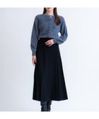 【ノエラ/Noela】のドッキングプリーツニットワンピース チャコールグレー|ID: prp329100004775946 ipo3291000000034622127