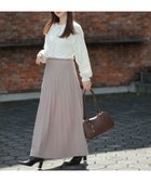 【ノエラ/Noela】のドッキングプリーツニットワンピース オフホワイト|ID: prp329100004775946 ipo3291000000034977465