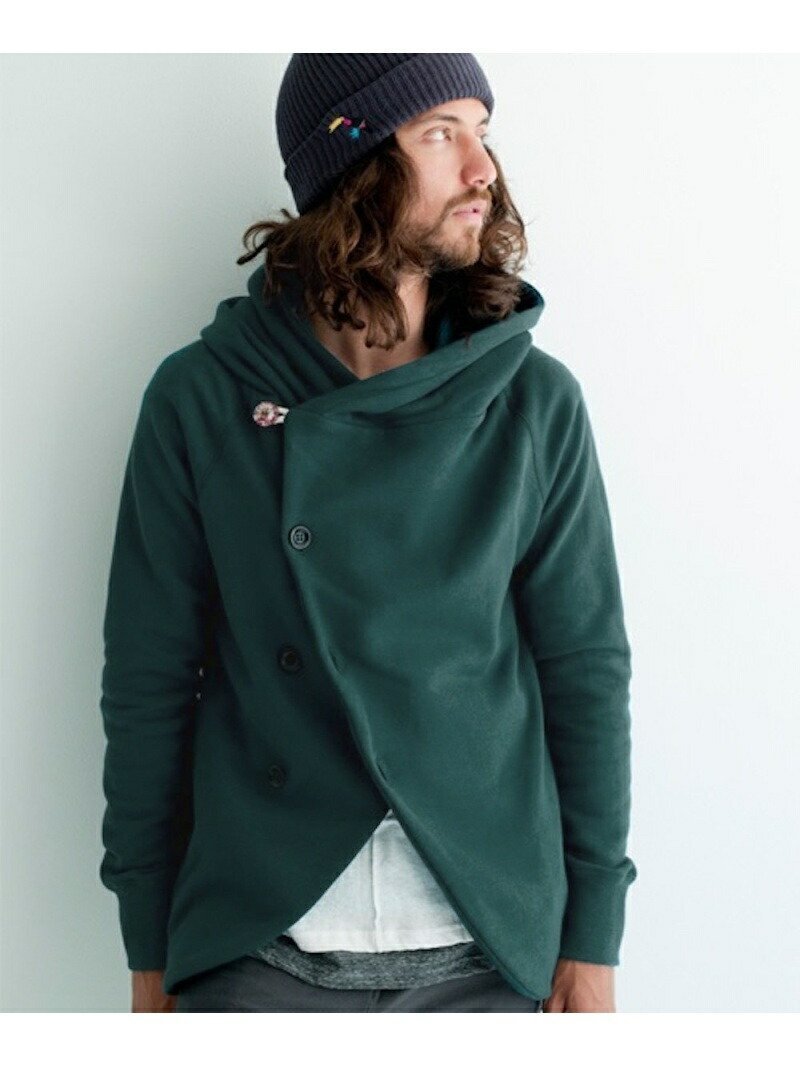 【レアセル/rehacer】のSlack Hooded Cardigan インテリア・キッズ・メンズ・レディースファッション・服の通販 founy(ファニー) 　ファッション　Fashion　レディースファッション　Fashion for Women　トップス・カットソー　Cut & Sew Tops　カーディガン・羽織り　Layered Style Cardigans　カーディガン　Cardigan, Knitwear　Blue Green|ID: prp329100004775948 ipo3291000000034622138