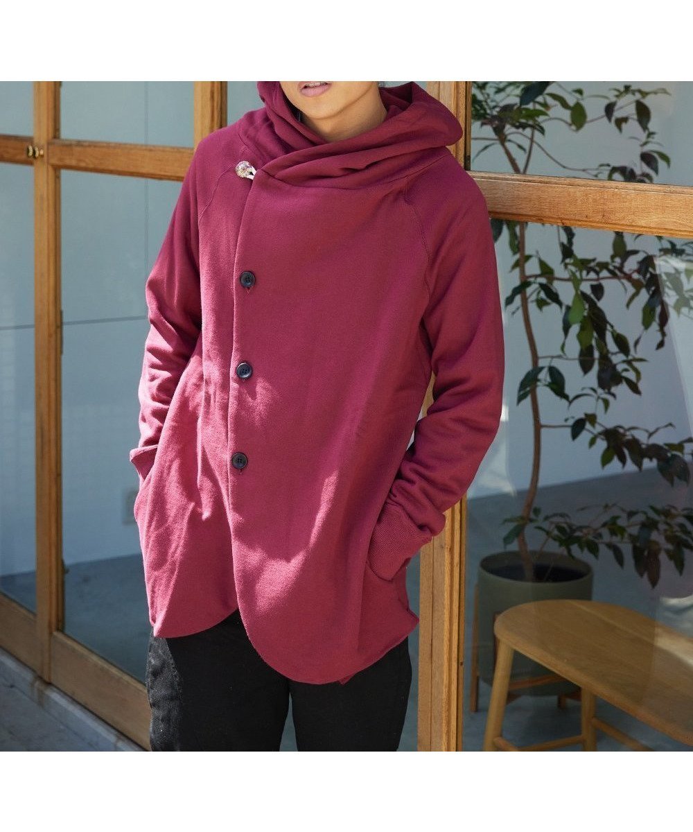【レアセル/rehacer】のSlack Hooded Cardigan インテリア・キッズ・メンズ・レディースファッション・服の通販 founy(ファニー) 　ファッション　Fashion　レディースファッション　Fashion for Women　トップス・カットソー　Cut & Sew Tops　カーディガン・羽織り　Layered Style Cardigans　カーディガン　Cardigan, Knitwear　WineRed|ID: prp329100004775948 ipo3291000000034622141