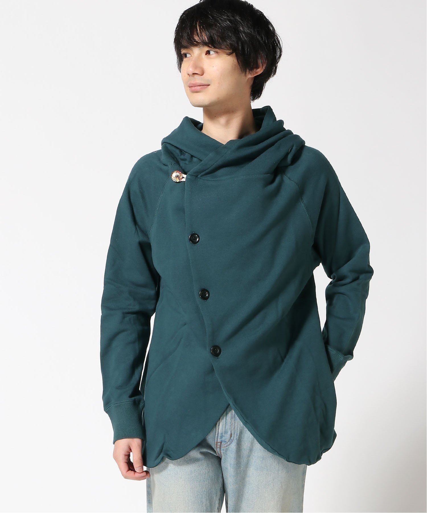 【レアセル/rehacer】のSlack Hooded Cardigan インテリア・キッズ・メンズ・レディースファッション・服の通販 founy(ファニー) 　ファッション　Fashion　レディースファッション　Fashion for Women　トップス・カットソー　Cut & Sew Tops　カーディガン・羽織り　Layered Style Cardigans　カーディガン　Cardigan, Knitwear　Blue Green|ID: prp329100004775948 ipo3291000000034622145