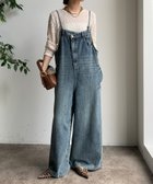 【ドゥドゥ/DouDou】の【WEB限定】 デニムオールインワン 人気、トレンドファッション・服の通販 founy(ファニー) ファッション Fashion レディースファッション Fashion for Women ワンピース Dresses オールインワン・ワンピース Dresses and Jumpsuits エレガント 上品 Elegant カットソー Cut and Sewn Top スニーカー Sneakers, Trainers スマート Smart, Elegant 雑誌 Magazine, Fashion Magazine デニム Denim, Jeans Material ルーズ Loose, Oversized ワイド Wide, Wide Fit A/W・秋冬 Autumn/Winter 冬 Winter / This Winter 再入荷 Restock / Back in Stock 2025年 2025 2025-2026秋冬・A/W Autumn/Winter 2025–26 AW25–26 thumbnail ブルー|ID: prp329100004775966 ipo3291000000034896628