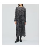 【マーコート/MARcourt】のmizuiro ind フラワープリントシャツワンピース 人気、トレンドファッション・服の通販 founy(ファニー) ファッション Fashion レディースファッション Fashion for Women ワンピース Dresses シャツワンピース / 1枚で着映えコーデ Shirt Dresses エレガント 上品 Elegant ジョーゼット Georgette, Semi-Sheer Fabric フロント Front, Front Design プリント Print, Printed Pattern ポケット Pocket, Pocket Detail ロング Long, Long-Length 切替 Switching, Contrast Panel 長袖 Long Sleeve, Full Sleeve thumbnail ブラックフラワー|ID: prp329100004775969 ipo3291000000035065857