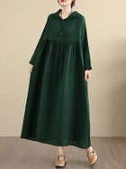 【ドゥーベル/Doux Belle】のフード付きギャザー入りマキシワンピース レディース ワンピース 人気、トレンドファッション・服の通販 founy(ファニー) ファッション Fashion レディースファッション Fashion for Women ワンピース Dresses マキシ丈ワンピース・ロングドレス Maxi Dresses / Long One-Pieces ギャザー Gathered, Ruffled シンプル Simple, Minimal マキシ Maxi, Full Length リラックス Relax, Relaxed Fit レギンス Leggings, Stretch Pants 春 Spring 秋 Autumn thumbnail ダークグリーン|ID: prp329100004775973 ipo3291000000034622271