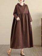 【ドゥーベル/Doux Belle】のフード付きギャザー入りマキシワンピース レディース ワンピース 人気、トレンドファッション・服の通販 founy(ファニー) ファッション Fashion レディースファッション Fashion for Women ワンピース Dresses マキシ丈ワンピース・ロングドレス Maxi Dresses / Long One-Pieces ギャザー Gathered, Ruffled シンプル Simple, Minimal マキシ Maxi, Full Length リラックス Relax, Relaxed Fit レギンス Leggings, Stretch Pants 春 Spring 秋 Autumn thumbnail モカ|ID: prp329100004775973 ipo3291000000034622273