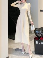 【ドゥーベル/Doux Belle】のハイネックフィットニットワンピース レディース ワンピース 人気、トレンドファッション・服の通販 founy(ファニー) ファッション Fashion レディースファッション Fashion for Women ワンピース Dresses ニットワンピース Knit Dresses ハイネック High Neck, Mock Neck フィット Fit, Slim Fit フレア Flare, Flared 冬 Winter / This Winter 秋 Autumn A/W・秋冬 Autumn/Winter thumbnail ベージュ|ID: prp329100004775974 ipo3291000000035191015