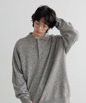 【ローリーズファーム/LOWRYS FARM】の【LFM】ハイゲージニットポロ 人気、トレンドファッション・服の通販 founy(ファニー) ファッション Fashion レディースファッション Fashion for Women トップス・カットソー Cut & Sew Tops ニット Knit Tops & Sweaters おすすめ Recommended / Our Picks インナー Innerwear シンプル Simple, Minimal ボトム Bottoms, Lower Wear ポロシャツ Polo Shirt, Collared Tee リラックス Relax, Relaxed Fit エレガント 上品 Elegant |ID:prp329100004776017