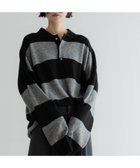 【ローリーズファーム/LOWRYS FARM】の【LFM】ハイゲージニットポロ 人気、トレンドファッション・服の通販 founy(ファニー) ファッション Fashion レディースファッション Fashion for Women トップス・カットソー Cut & Sew Tops ニット Knit Tops & Sweaters おすすめ Recommended / Our Picks インナー Innerwear シンプル Simple, Minimal ボトム Bottoms, Lower Wear ポロシャツ Polo Shirt, Collared Tee リラックス Relax, Relaxed Fit エレガント 上品 Elegant thumbnail ボーダー10|ID: prp329100004776017 ipo3291000000034622845