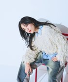 【ジーナシス/JEANASiS】のループフリンジショートプルオーバー アイボリー|ID: prp329100004776025 ipo3291000000034622916