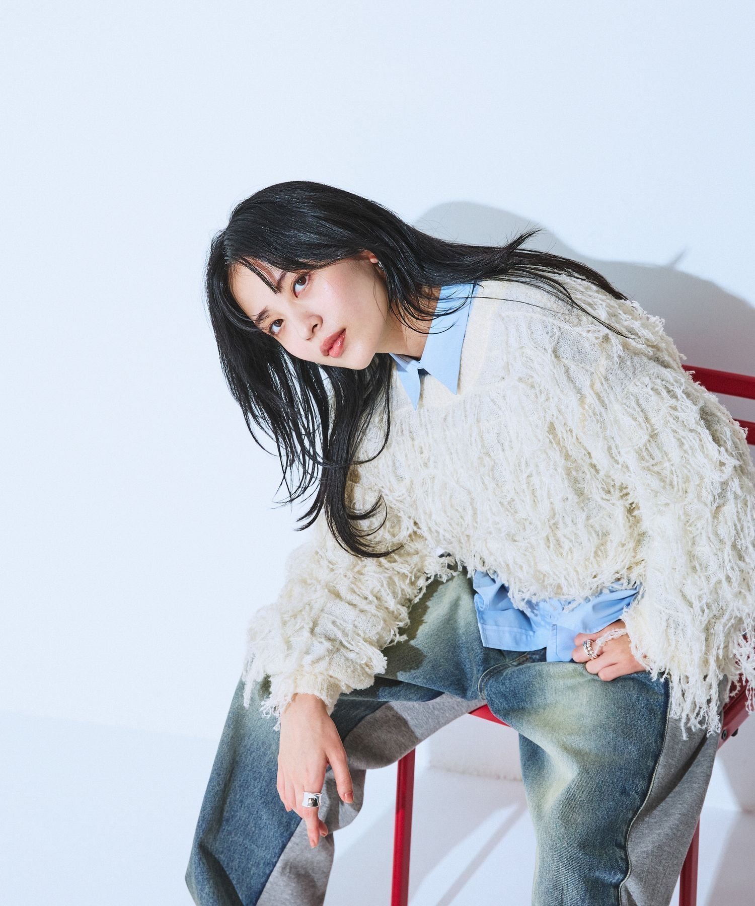 【ジーナシス/JEANASiS】のループフリンジショートプルオーバー インテリア・キッズ・メンズ・レディースファッション・服の通販 founy(ファニー) 　ファッション　Fashion　レディースファッション　Fashion for Women　トップス・カットソー　Cut & Sew Tops　カジュアルプルオーバー・ニットトップス　Pullovers & Knit Tops / Casual Pullovers　おすすめ　Recommended / Our Picks　デニム　Denim, Jeans Material　フェミニン　Feminine, Girly　フレア　Flare, Flared　ボトム　Bottoms, Lower Wear　ランダム　Random, Irregular　ループ　Loop, Loop Knit　ワイド　Wide, Wide Fit　冬　Winter / This Winter　A/W・秋冬　Autumn/Winter　アイボリー|ID: prp329100004776025 ipo3291000000034622916