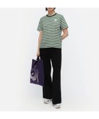 【マリメッコ/marimekko】のTasaraita Unikko Tシャツ 人気、トレンドファッション・服の通販 founy(ファニー) ファッション Fashion レディースファッション Fashion for Women トップス・カットソー Cut & Sew Tops シャツ・ブラウス・オフィスカジュアル Elegant Blouses & Button-Ups ロングTシャツ・Tシャツ Longline T-Shirts & Tees スタイリッシュ Stylish, Fashionable フラワー Flower, Floral ボーダー Border, Stripe モダン Modern, Contemporary モチーフ Motif, Design Theme ワンポイント One Point, Statement Accent 半袖 Short Sleeve, Half Sleeve thumbnail ダークグリーン×オフホワイト|ID: prp329100004776037 ipo3291000000034623059