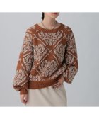 【レプシィム ローリーズファーム/LEPSIM LOWRYS FARM】の3.5ゲージペルシャ柄プルオーバー 人気、トレンドファッション・服の通販 founy(ファニー) ファッション Fashion レディースファッション Fashion for Women トップス・カットソー Cut & Sew Tops カジュアルプルオーバー・ニットトップス Pullovers & Knit Tops / Casual Pullovers おすすめ Recommended / Our Picks ヴィンテージ Vintage Style thumbnail キャメルオレンジ54|ID: prp329100004776039 ipo3291000000034927374