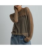 【ブリル/BRILL】のBUNDYウールプルオーバー 人気、トレンドファッション・服の通販 founy(ファニー) ファッション Fashion レディースファッション Fashion for Women トップス・カットソー Cut & Sew Tops カジュアルプルオーバー・ニットトップス Pullovers & Knit Tops / Casual Pullovers シアー Sheer, See-Through シンプル Simple, Minimal 冬 Winter / This Winter thumbnail ブラウン|ID: prp329100004776040 ipo3291000000034623067