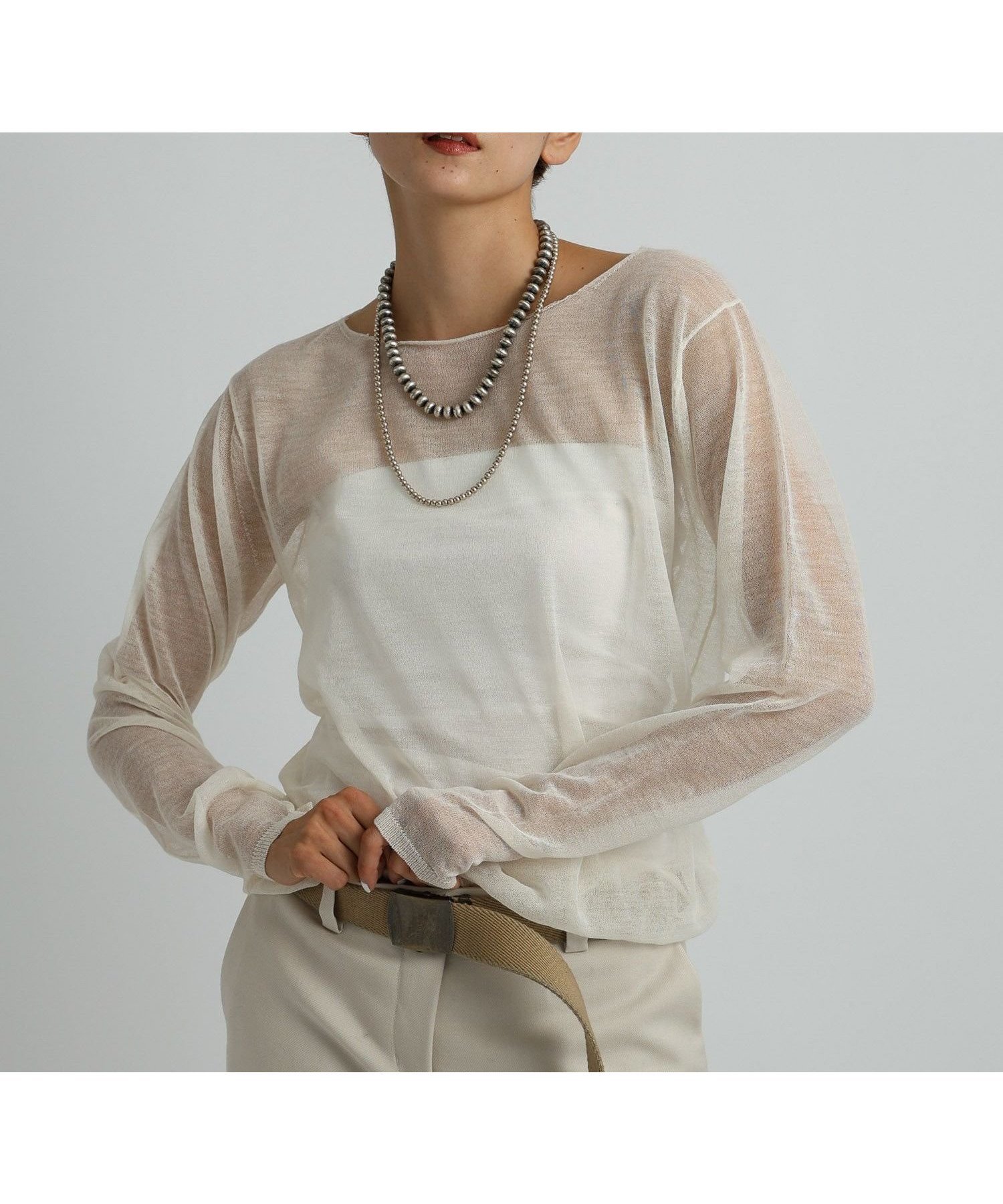 【ブリル/BRILL】のBUNDYウールプルオーバー インテリア・キッズ・メンズ・レディースファッション・服の通販 founy(ファニー) ファッション Fashion レディースファッション Fashion for Women トップス・カットソー Cut & Sew Tops カジュアルプルオーバー・ニットトップス Pullovers & Knit Tops / Casual Pullovers シアー Sheer, See-Through シンプル Simple, Minimal 冬 Winter / This Winter オフホワイト|ID: prp329100004776040 ipo3291000000034623069