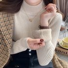 【ココモモ/COCOMOMO】の裏起毛ふわもちニット ハイネックリブニット 裏起毛 リブ ニット ハイネック 人気、トレンドファッション・服の通販 founy(ファニー) ファッション Fashion レディースファッション Fashion for Women トップス・カットソー Cut & Sew Tops ニット Knit Tops & Sweaters アクリル Acrylic Material シンプル Simple, Minimal ハイネック High Neck, Mock Neck thumbnail ベージュ|ID: prp329100004776065 ipo3291000000034623368