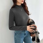 【ココモモ/COCOMOMO】の裏起毛ふわもちニット ハイネックリブニット 裏起毛 リブ ニット ハイネック 人気、トレンドファッション・服の通販 founy(ファニー) ファッション Fashion レディースファッション Fashion for Women トップス・カットソー Cut & Sew Tops ニット Knit Tops & Sweaters アクリル Acrylic Material シンプル Simple, Minimal ハイネック High Neck, Mock Neck thumbnail ダークグレー|ID: prp329100004776065 ipo3291000000034623373