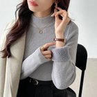 【ココモモ/COCOMOMO】の裏起毛ふわもちニット ハイネックリブニット 裏起毛 リブ ニット ハイネック 人気、トレンドファッション・服の通販 founy(ファニー) ファッション Fashion レディースファッション Fashion for Women トップス・カットソー Cut & Sew Tops ニット Knit Tops & Sweaters アクリル Acrylic Material シンプル Simple, Minimal ハイネック High Neck, Mock Neck thumbnail グレー|ID: prp329100004776065 ipo3291000000034623374