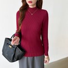 【ココモモ/COCOMOMO】の裏起毛ふわもちニット ハイネックリブニット 裏起毛 リブ ニット ハイネック 人気、トレンドファッション・服の通販 founy(ファニー) ファッション Fashion レディースファッション Fashion for Women トップス・カットソー Cut & Sew Tops ニット Knit Tops & Sweaters アクリル Acrylic Material シンプル Simple, Minimal ハイネック High Neck, Mock Neck thumbnail ワインレッド|ID: prp329100004776065 ipo3291000000034623377