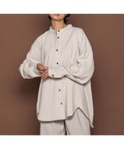 【メイソングレイ/MAYSON GREY】のコーデュロイバックタックシャツ≪手洗い可能≫ オフホワイト|ID: prp329100004776082 ipo3291000000034623526