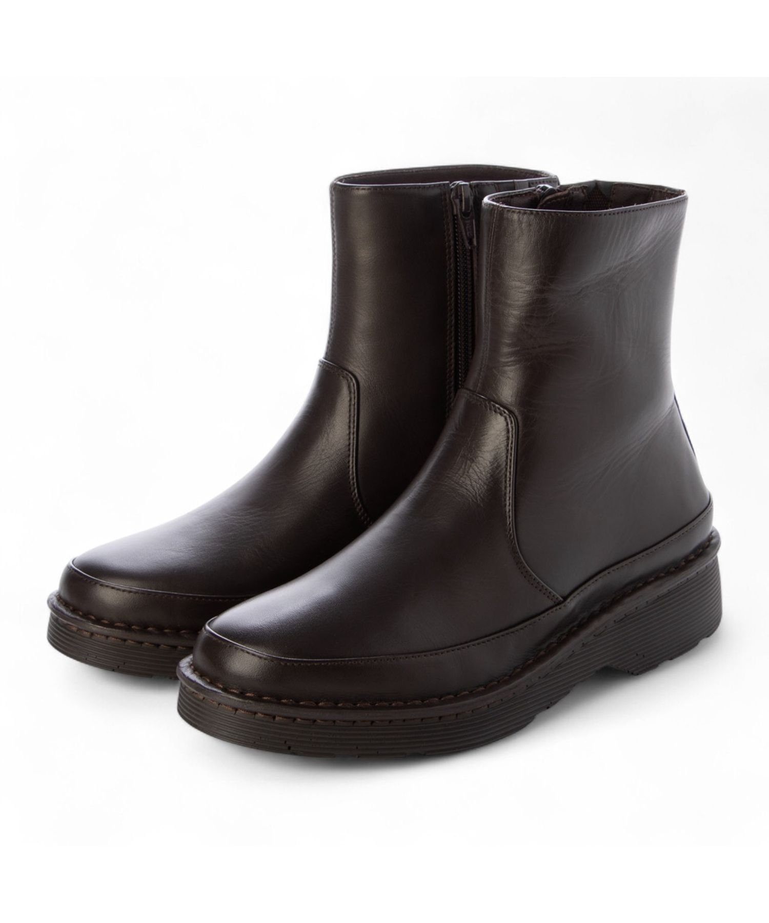 【モード エ ジャコモ/MODE ET JACOMO】の【WEB限定】【3E】ボリュームソールショートブーツ インテリア・キッズ・メンズ・レディースファッション・服の通販 founy(ファニー) 　ファッション　Fashion　レディースファッション　Fashion for Women　シューズ　Shoes, Footwear　ショート　Short, Short Length　トレンド　Trend, Trending Now　バランス　Balance, Style Balance　ベーシック　Basic, Essential　DBR|ID: prp329100004776092 ipo3291000000034623643