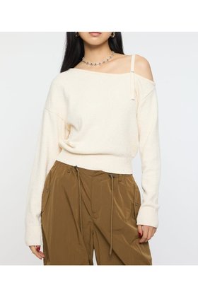 【マウジー/moussy】のBUTTON STRAP ワンショルダートップス 人気、トレンドファッション・服の通販 founy(ファニー) ファッション Fashion レディースファッション Fashion for Women トップス・カットソー Cut & Sew Tops おすすめ Recommended / Our Picks アシンメトリー Asymmetrical Style ショルダー Shoulder, Shoulder Strap スラックス Slacks, Dress Pants デニム Denim, Jeans Material ラップ Wrap, Wrap Design リラックス Relax, Relaxed Fit 人気 Popular, Best Seller 再入荷 Restock / Back in Stock |ID:prp329100004776133