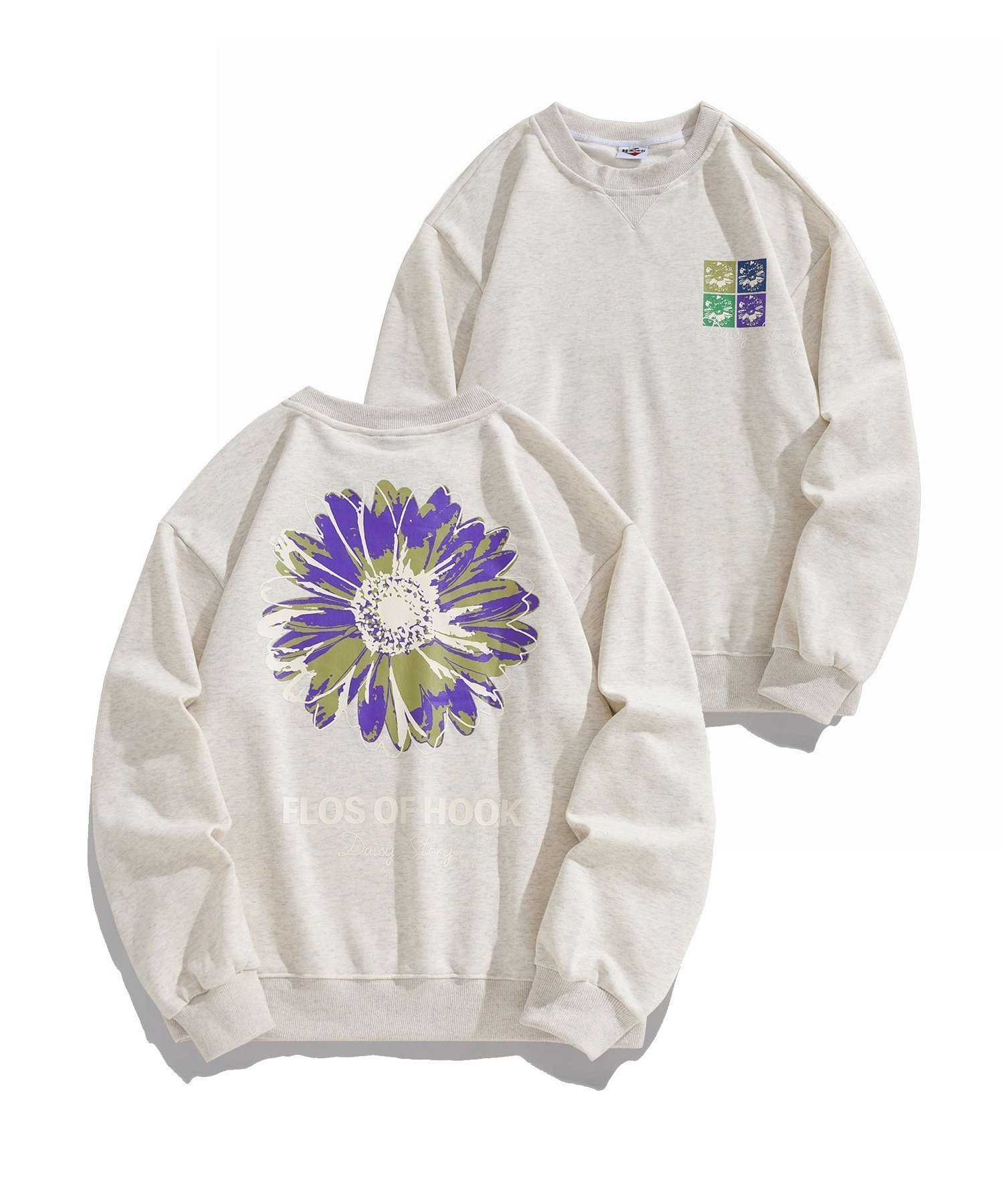 【アイモハ/aimoha】のHOOK -original- ポップマーガレットバックプリントスウェット インテリア・キッズ・メンズ・レディースファッション・服の通販 founy(ファニー) ファッション Fashion レディースファッション Fashion for Women トップス・カットソー Cut & Sew Tops レディースパーカー・カジュアルフーディー Casual Hoodies & Sweatshirts スウェット・クルーネックトップス Sweatshirts & Crewnecks / Relaxed Fit Sweat Tops バッグ Bags キャップ Cap, Baseball Cap ジャケット Jacket, Outerwear スキニー Skinny, Slim Fit スタイリッシュ Stylish, Fashionable スニーカー Sneakers, Trainers スポーツ Sports, Activewear ダウン Down, Puffer チェック Check, Plaid, Tartan デニム Denim, Jeans Material トレンド Trend, Trending Now トートバッグ Tote Bag, Large Shoulder Bag 人気 Popular, Best Seller プリント Print, Printed Pattern メンズ Men's, Menswear モチーフ Motif, Design Theme リラックス Relax, Relaxed Fit ルーズ Loose, Oversized ロング Long, Long-Length ワイド Wide, Wide Fit おすすめ Recommended / Our Picks グレー|ID: prp329100004776164 ipo3291000000034624208