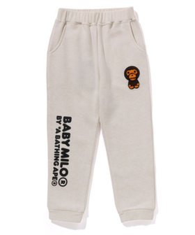 【アベイシングエイプ パイレーツストア/A BATHING APE PIRATE STORE / KIDS】のBABY MILO PATCH SWEAT PANTS 人気、トレンドファッション・服の通販 founy(ファニー) ファッション Fashion キッズファッション Fashion for Kids ボトムス Bottoms パッチ Patch, Appliqué プリント Print, Printed Pattern ポケット Pocket, Pocket Detail ラバー Rubber, Rubber Sole |ID:prp329100004776175