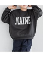 【コカ/coca / KIDS】のキッズ 親子お揃い裏起毛プリントスウェットトップス Charcoal|ID: prp329100004776199 ipo3291000000034624468