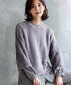 【エーシーデザインバイアルファキュービック/A/C DESIGN BY ALPHACUBIC】のファーニットプルオーバー 人気、トレンドファッション・服の通販 founy(ファニー) ファッション Fashion レディースファッション Fashion for Women トップス・カットソー Cut & Sew Tops ニット Knit Tops & Sweaters カジュアルプルオーバー・ニットトップス Pullovers & Knit Tops / Casual Pullovers カットソー Cut and Sewn Top ハイネック High Neck, Mock Neck thumbnail ライトグレー|ID: prp329100004776200 ipo3291000000034624479