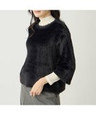 【エーシーデザインバイアルファキュービック/A/C DESIGN BY ALPHACUBIC】のファーニットプルオーバー 人気、トレンドファッション・服の通販 founy(ファニー) ファッション Fashion レディースファッション Fashion for Women トップス・カットソー Cut & Sew Tops ニット Knit Tops & Sweaters カジュアルプルオーバー・ニットトップス Pullovers & Knit Tops / Casual Pullovers カットソー Cut and Sewn Top ハイネック High Neck, Mock Neck thumbnail ブラック|ID: prp329100004776200 ipo3291000000034624480