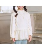 【エニー/ANY / KIDS】の裏起毛 ネックレス トレーナー 人気、トレンドファッション・服の通販 founy(ファニー) ファッション Fashion キッズファッション Fashion for Kids チュール Tulip, Tulip Motif トレーナー Sweatshirt, Trainer ネックレス Necklace, Pendant Necklace ポケット Pocket, Pocket Detail エレガント 上品 Elegant 冬 Winter / This Winter thumbnail ホワイト[001]|ID: prp329100004776211 ipo3291000000034624574
