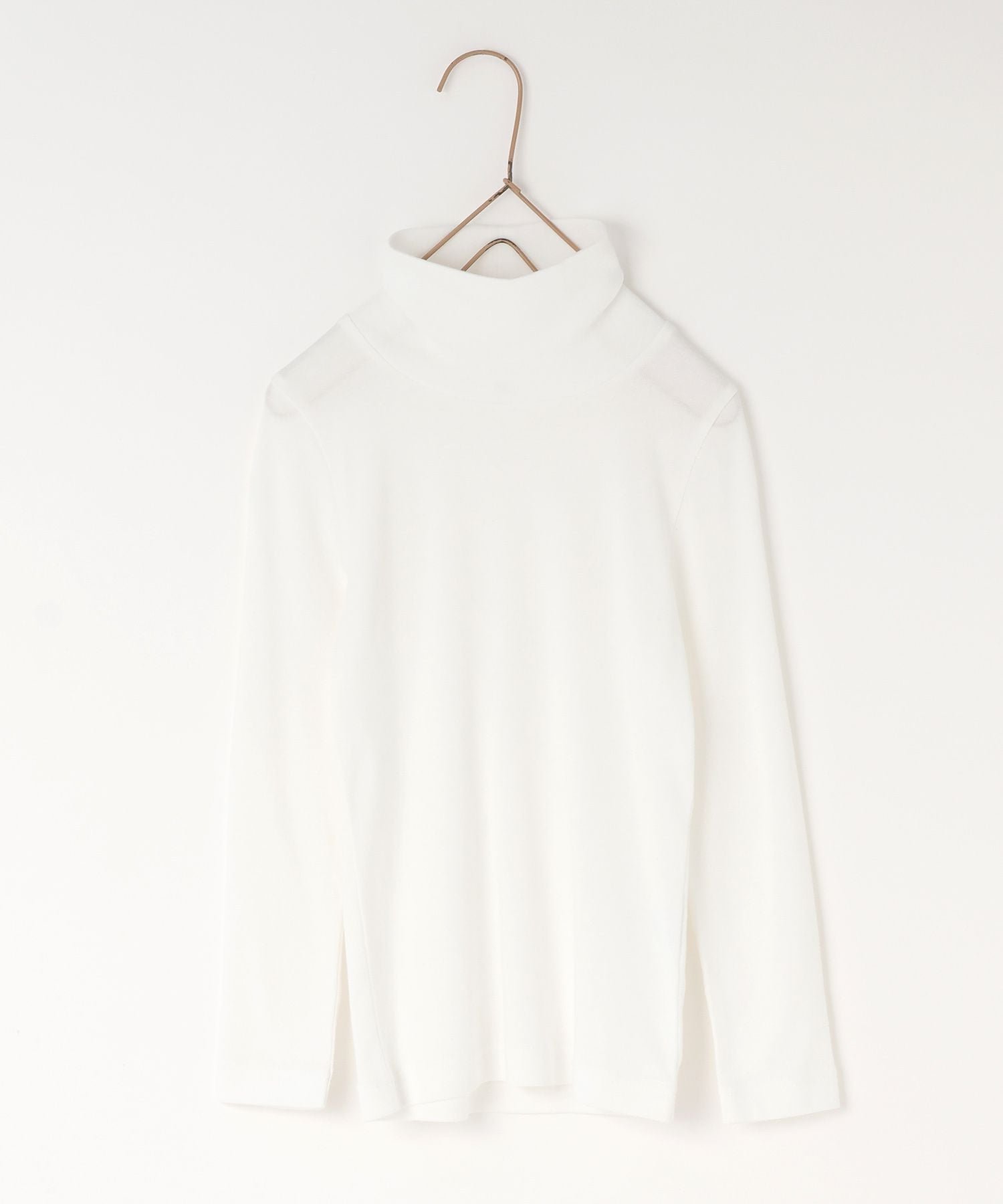 【ローリーズファーム/LOWRYS FARM / KIDS】のフライスカラータートル インテリア・キッズ・メンズ・レディースファッション・服の通販 founy(ファニー) 　ファッション　Fashion　キッズファッション　Fashion for Kids　イエロー　Yellow　インナー　Innerwear　シンプル　Simple, Minimal　スウェット / スエット　Sweatshirt, Sweatwear　タートル　Turtleneck, Turtle Collar　ベーシック　Basic, Essential　定番　Standard, Basic Item　防寒　Cold Protection, Winter-Ready　オフホワイト|ID: prp329100004776231 ipo3291000000034624896