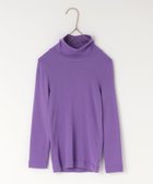 【ローリーズファーム/LOWRYS FARM / KIDS】のフライスカラータートル 人気、トレンドファッション・服の通販 founy(ファニー) ファッション Fashion キッズファッション Fashion for Kids イエロー Yellow インナー Innerwear シンプル Simple, Minimal スウェット / スエット Sweatshirt, Sweatwear タートル Turtleneck, Turtle Collar ベーシック Basic, Essential 定番 Standard, Basic Item 防寒 Cold Protection, Winter-Ready thumbnail パープル|ID: prp329100004776231 ipo3291000000034624901