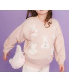 【ベベ オンライン ストア/BEBE ONLINE STORE / KIDS】の【ウォッシャブル加工】クマウサギアニマルモチーフ縁スカラップニットトップス(80~130cm) 人気、トレンドファッション・服の通販 founy(ファニー) ファッション Fashion キッズファッション Fashion for Kids トップス・カットソー Cut & Sew Tops ウォッシャブル Machine Washable 秋 Autumn スカラップ Scallop, Scalloped Edge チェック Check, Plaid, Tartan バランス Balance, Style Balance フレンチ French, French Style フロント Front, Front Design ベロア Velour, Soft Velvet ミックス Mix, Mixed Style モチーフ Motif, Design Theme リボン Ribbon, Bow A/W・秋冬 Autumn/Winter エレガント 上品 Elegant 2025年 2025 2025-2026秋冬・A/W Autumn/Winter 2025–26 AW25–26 thumbnail ピンク|ID: prp329100004776233 ipo3291000000034624914
