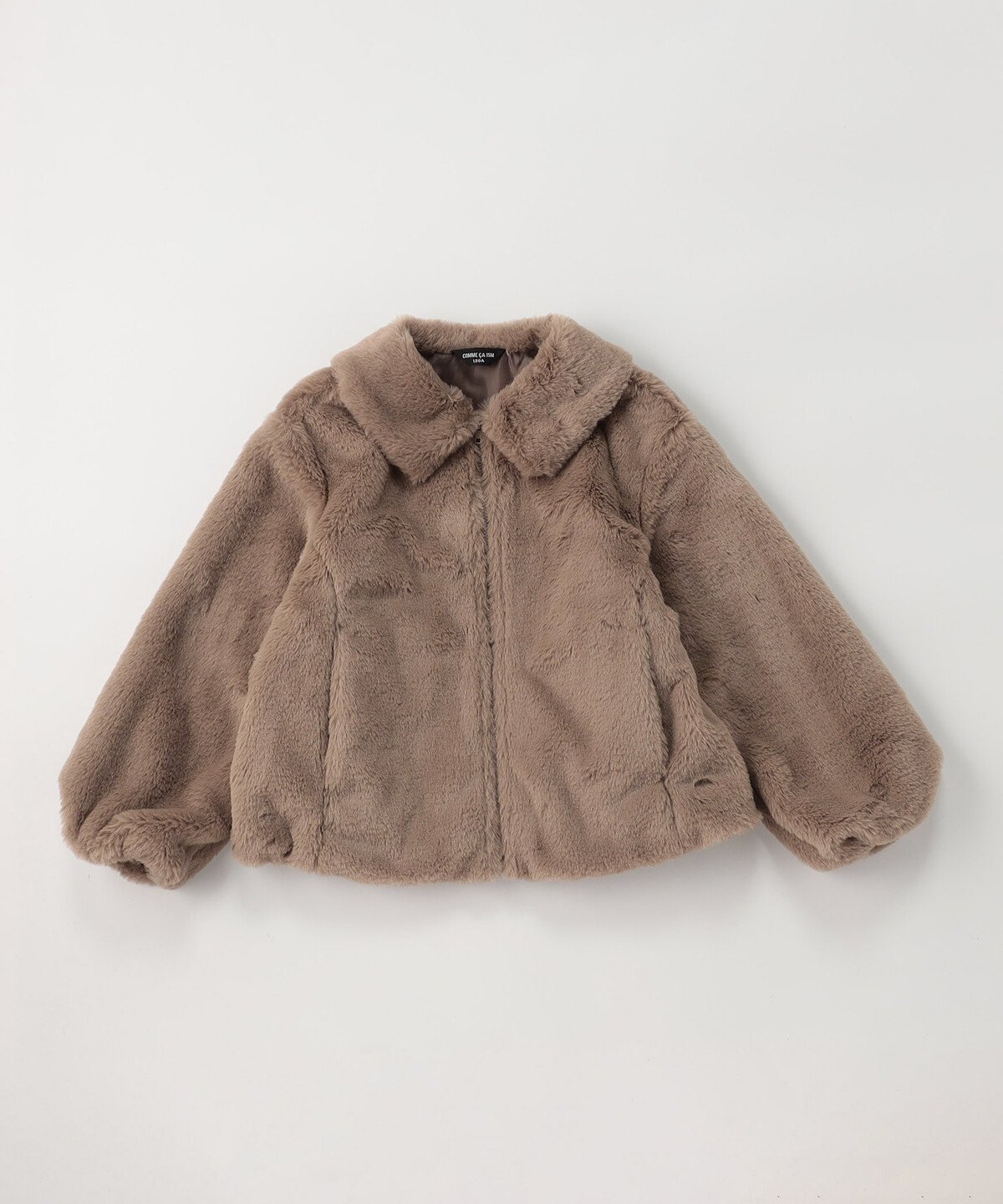 【コムサイズム/COMME CA ISM / KIDS】のフェイクファー ブルゾン インテリア・キッズ・メンズ・レディースファッション・服の通販 founy(ファニー) 　ファッション　Fashion　キッズファッション　Fashion for Kids　シンプル　Simple, Minimal　スリーブ　Sleeve, Long Sleeve / Short Sleeve　トレンド　Trend, Trending Now　フェイクファー　Faux Fur, Imitation Fur　ブルゾン　Blouson, Bomber Jacket　防寒　Cold Protection, Winter-Ready　モカ|ID: prp329100004776237 ipo3291000000034624962
