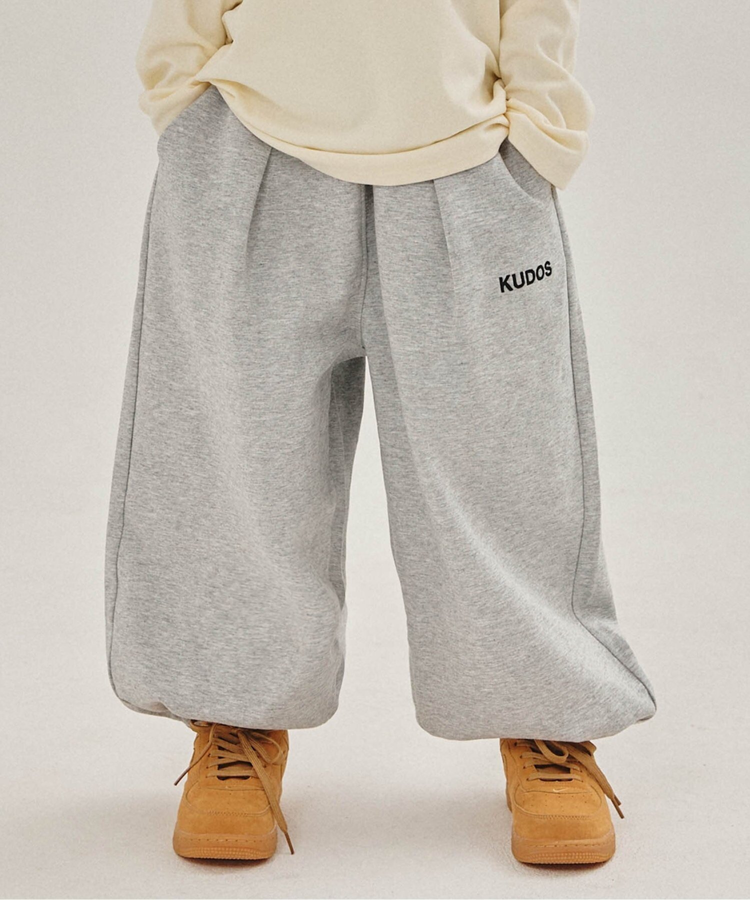 【エフオー オンラインストア/F.O.Online Store / KIDS】の【WEB限定】 スーパーワイドパンツ 10分丈 インテリア・キッズ・メンズ・レディースファッション・服の通販 founy(ファニー) 　ファッション　Fashion　キッズファッション　Fashion for Kids　ボトムス　Bottoms　グレー|ID: prp329100004776247 ipo3291000000034625071