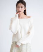 【ノエラ/Noela】の2WAYオフショルニット オフホワイト|ID: prp329100004776277 ipo3291000000034625305