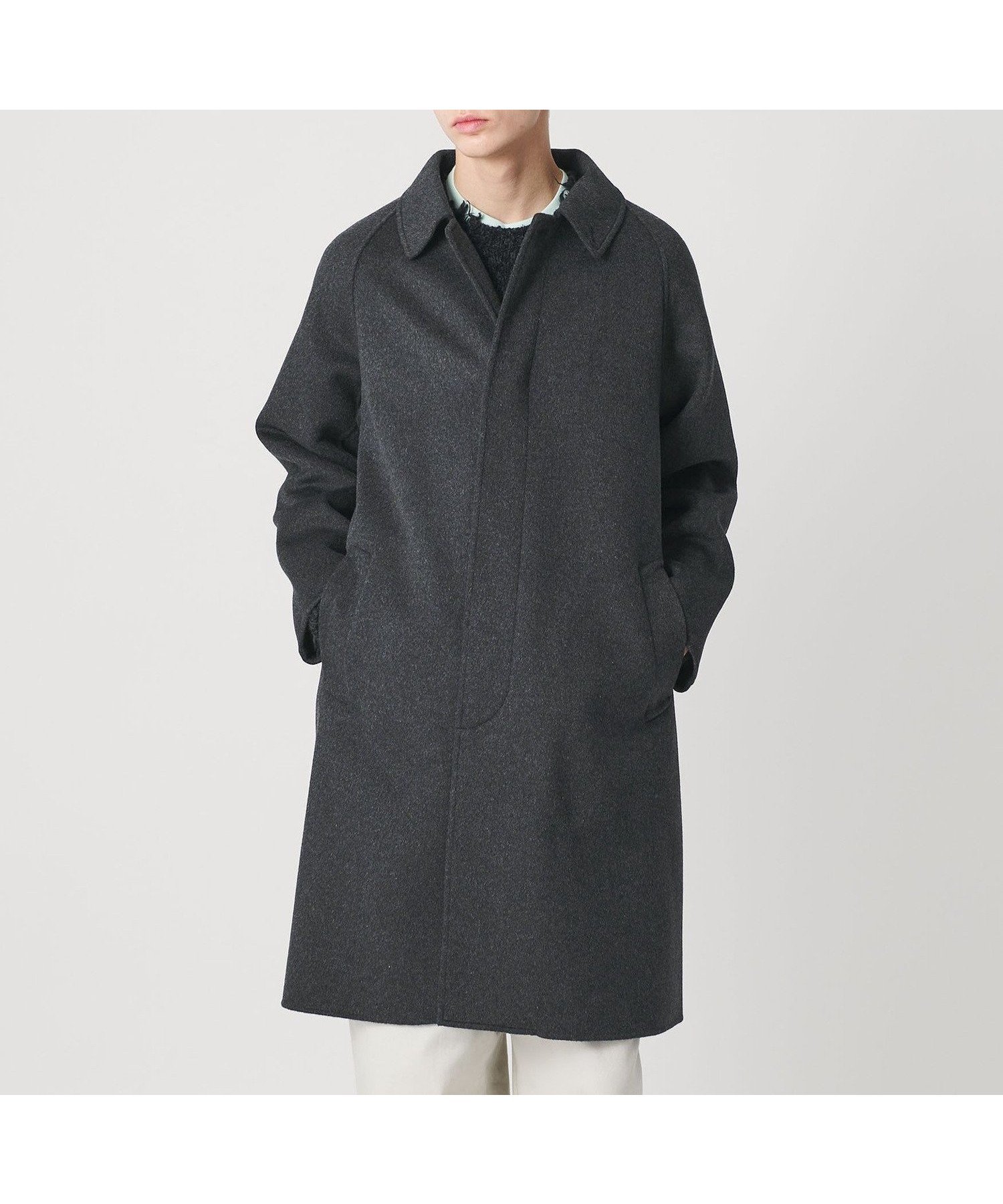 【ビューティ&ユース ユナイテッドアローズ/BEAUTY&YOUTH / UNITED ARROWS / MEN】のショートビーバー リバー コート インテリア・キッズ・メンズ・レディースファッション・服の通販 founy(ファニー) 　ファッション　Fashion　メンズファッション　Fashion for Men　シューズ　Shoes, Footwear　ショート　Short, Short Length　フォルム　Silhouette, Form　フロント　Front, Front Design　ブルゾン　Blouson, Bomber Jacket　別注　Limited Edition, Custom Order　マフラー　Scarf, Muffler　ロング　Long, Long-Length　冬　Winter / This Winter　エレガント 上品　Elegant　DK.GRAY|ID: prp329100004776353 ipo3291000000035045255