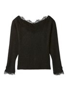 【セルフォード/CELFORD】のレーストリムリブニットプルオーバー 人気、トレンドファッション・服の通販 founy(ファニー) ファッション Fashion レディースファッション Fashion for Women トップス・カットソー Cut & Sew Tops ニット Knit Tops & Sweaters カジュアルプルオーバー・ニットトップス Pullovers & Knit Tops / Casual Pullovers おすすめ Recommended / Our Picks インナー Innerwear ウェーブ Wavy Pattern ストレート Straight, Straight Cut スパンコール Sequins, Sequin Embellishment スマート Smart, Elegant レース Lace, Lace Fabric エレガント 上品 Elegant A/W・秋冬 Autumn/Winter thumbnail BLK[009]|ID: prp329100004776384 ipo3291000000034787386