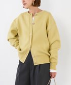 【マイカ ディール/MICA & DEAL】の接結ニットカーディガン 人気、トレンドファッション・服の通販 founy(ファニー) ファッション Fashion レディースファッション Fashion for Women トップス・カットソー Cut & Sew Tops ニット Knit Tops & Sweaters カーディガン・羽織り Layered Style Cardigans おすすめ Recommended / Our Picks カーディガン Cardigan, Knitwear シンプル Simple, Minimal バランス Balance, Style Balance thumbnail YELLOW|ID: prp329100004776389 ipo3291000000034626180