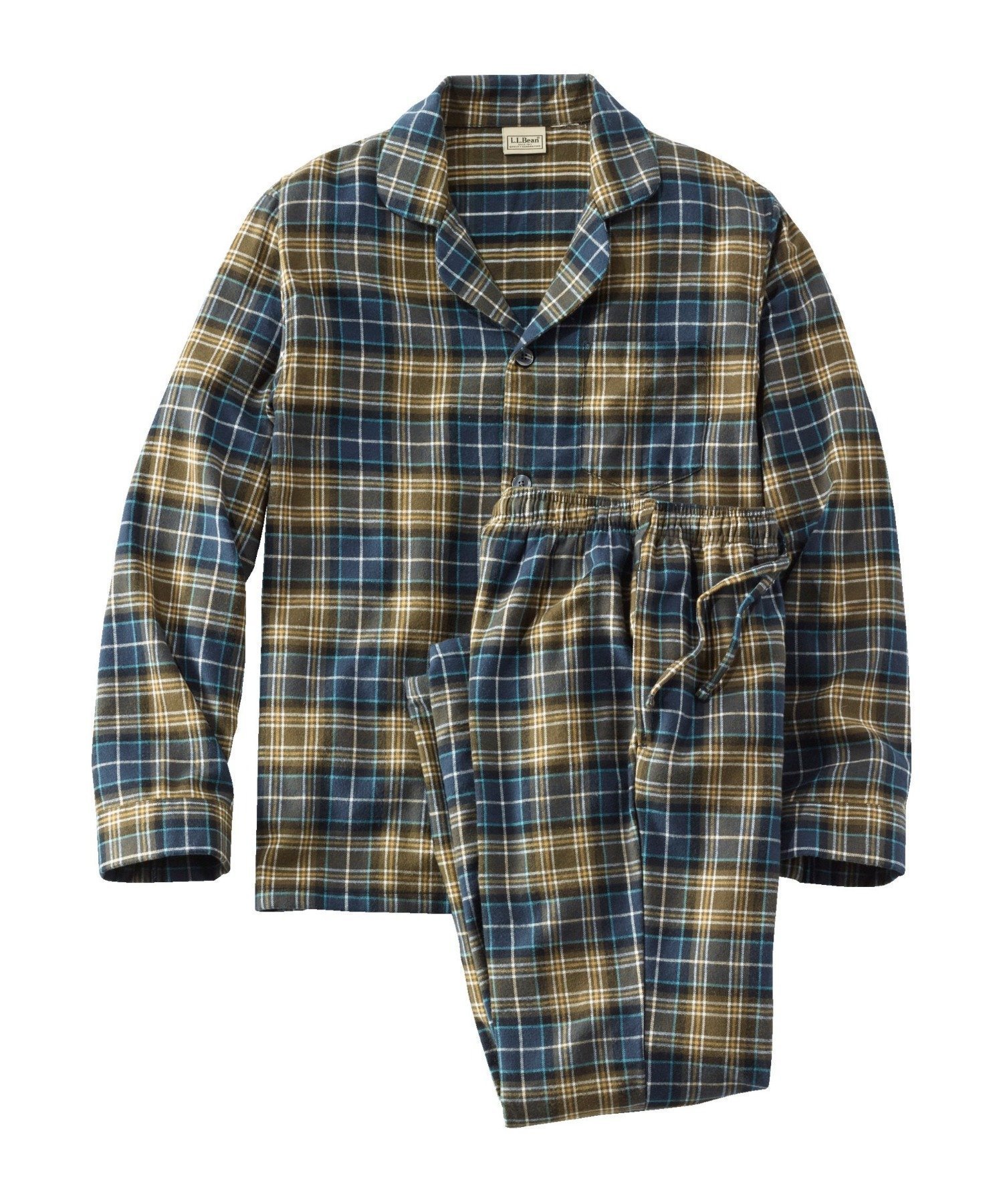 【エルエルビーン/L.L.Bean】のスコッチ・プラッド・フランネル・パジャマ 米国フィット・レギュラー インテリア・キッズ・メンズ・レディースファッション・服の通販 founy(ファニー) 　ファッション　Fashion　レディースファッション　Fashion for Women　クラシック　Classic, Timeless Style　ドローストリング　Drawstring, Pull Cord　パジャマ　Pajamas, Sleepwear　フィット　Fit, Slim Fit　レギュラー　Regular, Standard Fit　BlueMacKell|ID: prp329100004776438 ipo3291000000034626617