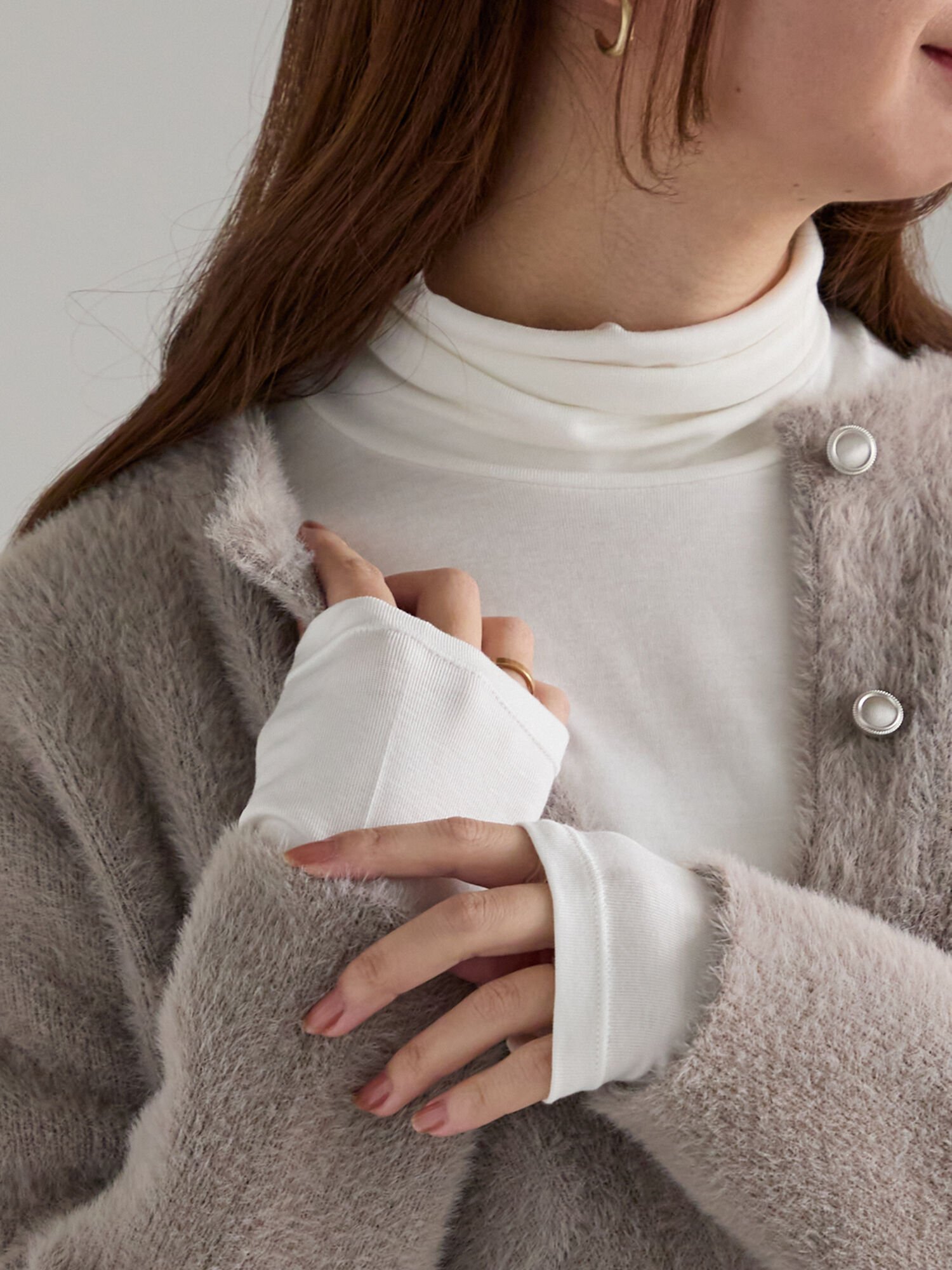 【テチチ/Te chichi】の吸湿発熱タートルネックカットソー《2025winter catalog item》 人気、トレンドファッション・服の通販 founy(ファニー) 　ファッション　Fashion　レディースファッション　Fashion for Women　トップス・カットソー　Cut & Sew Tops　カットソー・ベーシックTシャツ　Cut-and-Sewn Tops / Stretch Tees & Basics　タートルネック・ハイネックトップス　Turtlenecks & High-Neck Tops　2025年　2025　2025-2026秋冬・A/W　Autumn/Winter 2025–26 AW25–26　冬　Winter / This Winter　インナー　Innerwear　デニム　Denim, Jeans Material　ベーシック　Basic, Essential　エレガント 上品　Elegant　 other-1|ID: prp329100004776458 ipo3291000000035034274