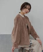【アンデミュウ/Andemiu】のノーカラーFファーブルゾン 人気、トレンドファッション・服の通販 founy(ファニー) ファッション Fashion レディースファッション Fashion for Women アウター Coat / Outerwear Collection ブルゾンジャケット・スポーティアウター Blouson Jackets ショルダー Shoulder, Shoulder Strap トレンド Trend, Trending Now ドロップ Drop Shoulder, Dropped Style フェイクファー Faux Fur, Imitation Fur フォルム Silhouette, Form フロント Front, Front Design ブルゾン Blouson, Bomber Jacket thumbnail ブラウン|ID: prp329100004776459 ipo3291000000034626797