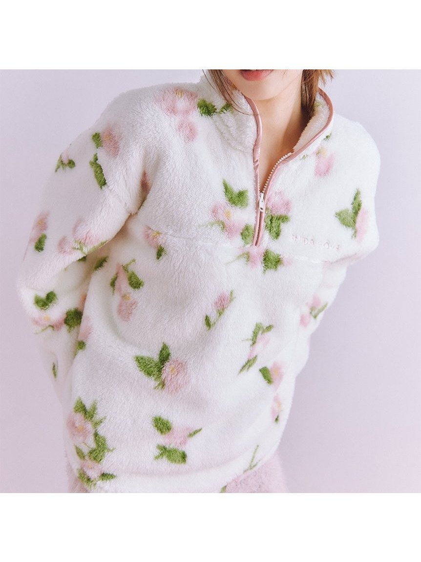 【スナイデル ホーム/SNIDEL HOME】のボアフリースハーフジップトップス インテリア・キッズ・メンズ・レディースファッション・服の通販 founy(ファニー) 　ファッション　Fashion　レディースファッション　Fashion for Women　トップス・カットソー　Cut & Sew Tops　スポーティ　Sporty, Casual Athletic　スマート　Smart, Elegant　タンク　Tank Top, Sleeveless Top　定番　Standard, Basic Item　パイピング　Piping, Trim Design　フラワー　Flower, Floral　無地　Plain, Solid Color　ラップ　Wrap, Wrap Design　ロング　Long, Long-Length　冬　Winter / This Winter　おすすめ　Recommended / Our Picks　PNK[066]|ID: prp329100004776469 ipo3291000000034626879