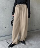 【アンドミー/andme】の裏起毛 スウェット カーブ ロング パンツ アッシュベージュ|ID: prp329100004776958 ipo3291000000034726614