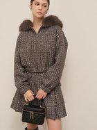 【スナイデル/SNIDEL】のサイドプリーツツイードミニスカート 人気、トレンドファッション・服の通販 founy(ファニー) ファッション Fashion レディースファッション Fashion for Women スカート Skirts ミニスカート Mini Skirts ジップ Zip, Zipper ストレート Straight, Straight Cut スパンコール Sequins, Sequin Embellishment スマート Smart, Elegant ツイード Twill, Twill Weave フロント Front, Front Design ブルゾン Blouson, Bomber Jacket プリーツ Pleats, Pleated おすすめ Recommended / Our Picks エレガント 上品 Elegant thumbnail DGRY[008]|ID: prp329100004776973 ipo3291000000035142778