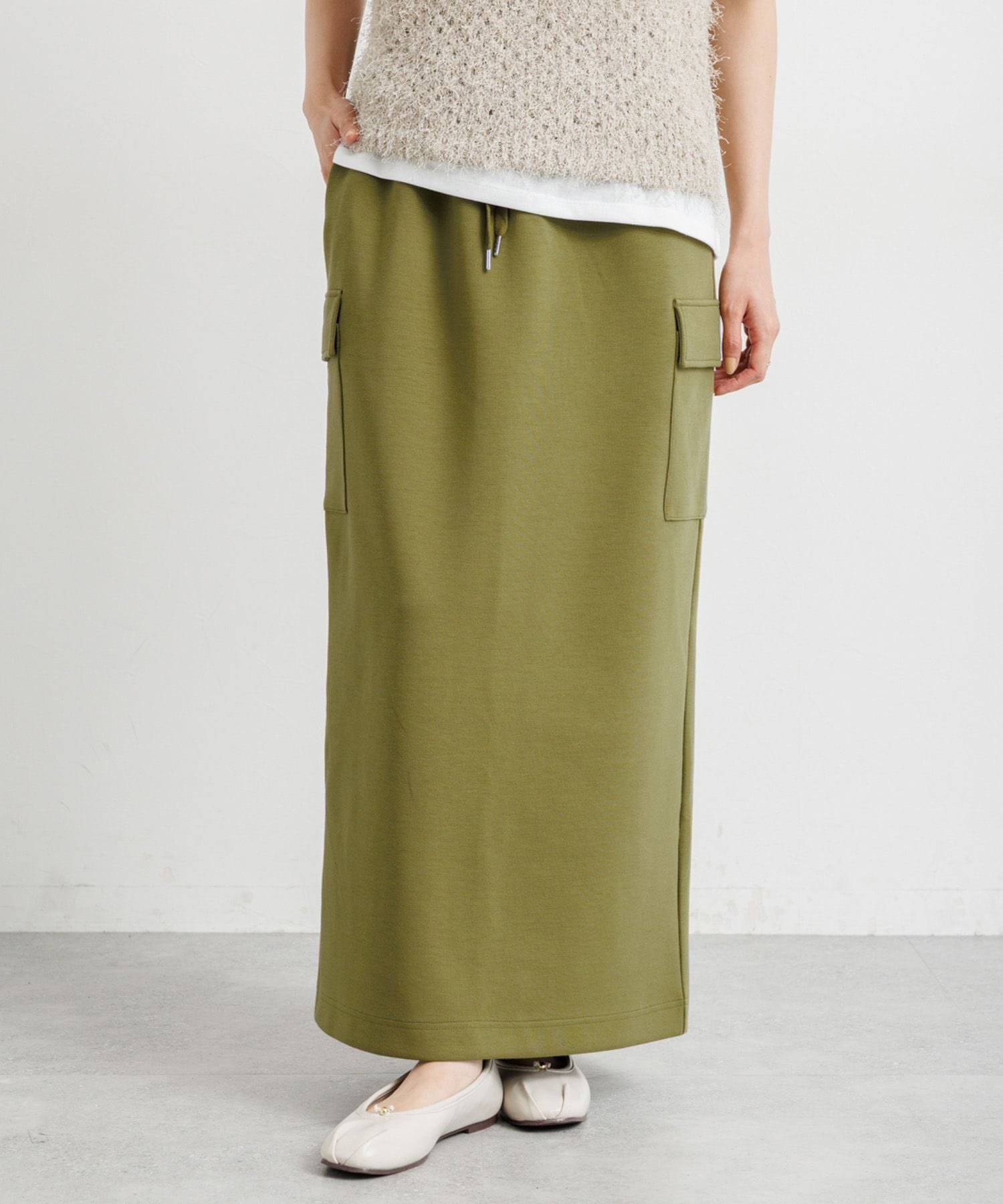 【スタディオ クリップ/studio CLIP】のIラインカーゴスカート インテリア・キッズ・メンズ・レディースファッション・服の通販 founy(ファニー) 　ファッション　Fashion　レディースファッション　Fashion for Women　スカート　Skirts　シンプル　Simple, Minimal　バランス　Balance, Style Balance　ビッグ　Big, Oversized　ボトム　Bottoms, Lower Wear　カーキ78|ID: prp329100004776979 ipo3291000000034632131