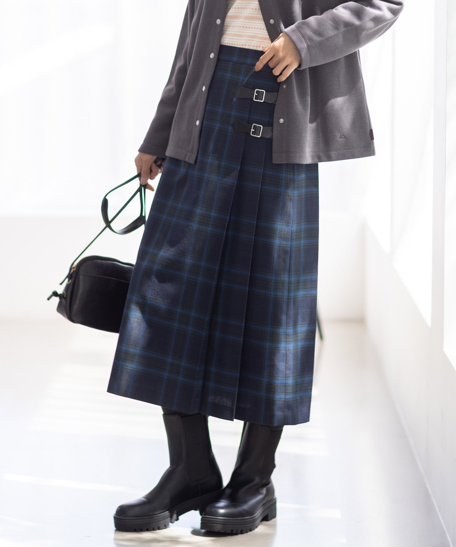 【デコイ/DECOY Since1981】のタータンチェックスカート インテリア・キッズ・メンズ・レディースファッション・服の通販 founy(ファニー) 　ファッション　Fashion　レディースファッション　Fashion for Women　スカート　Skirts　おすすめ　Recommended / Our Picks　プリーツ　Pleats, Pleated　ネイビー|ID: prp329100004776988 ipo3291000000034632234